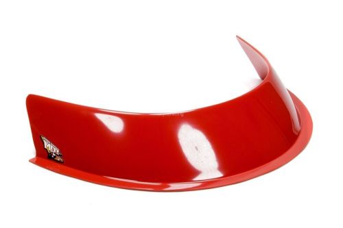 Md3 composite hood scoop air deflector 3&#034; red high impact plastic