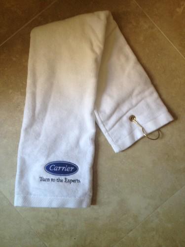 Carrier golf towels