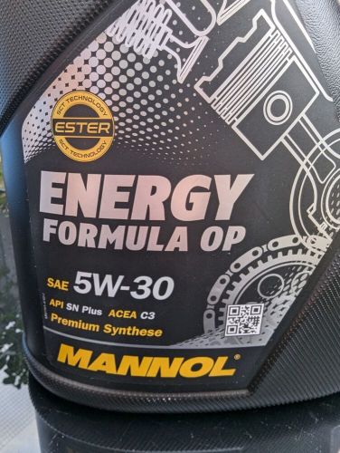 Engine oil mannol energy formula op 7701 synthetic 5w/30 ford toyota mazda etc