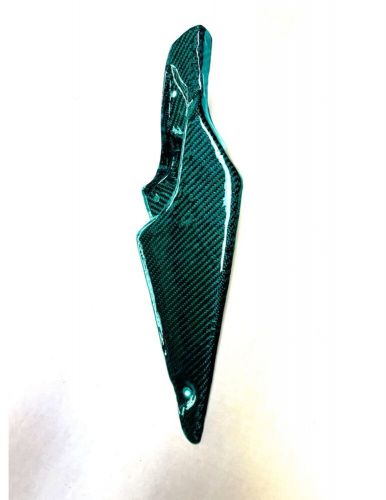 Honda trx450r 04-2014 cover kicker insert kick start real carbon fiber aqua