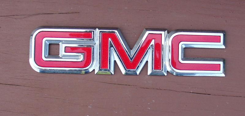  7" gmc emblem name plate