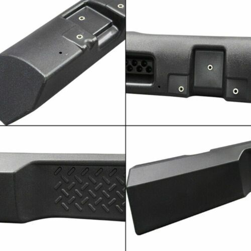 Door running board nerf bar side step black for 07-18 jeep wrangler jk 2