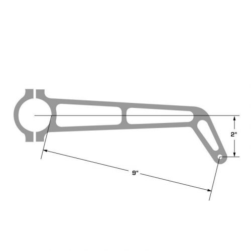 Joes racing products 11292 rvm extra long brackets 9&#034;, 1-1/2&#034;. pair