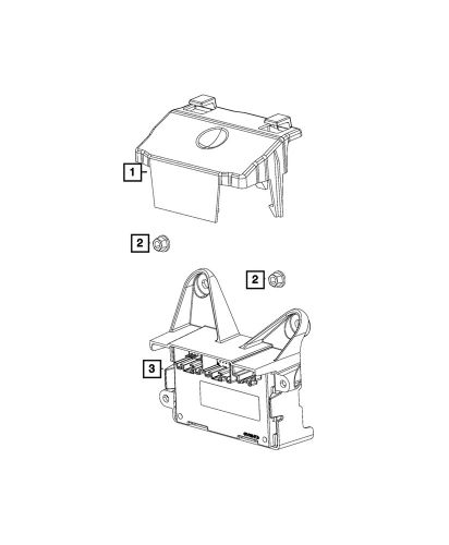 Genuine mopar transfer case control module 68573552ab