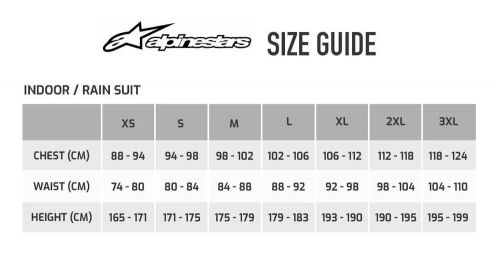 Alpinestars rain suit karting 100% waterproof rain reststant outdoor in stock