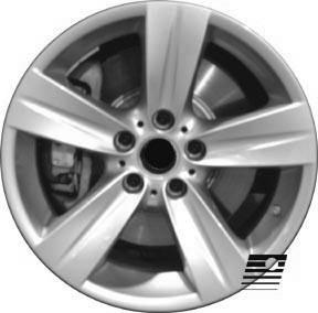 Refinished bmw 325i 2006-2006 18 inch wheel, rim oem