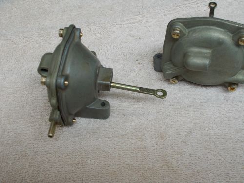 Holley carburetor vacuum secondary diaphragm housing with balance tube pair