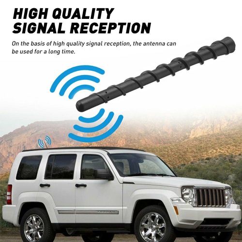 7&#034; short rubber spiral antenna mast rod radio am/fm for honda cr-v 2007-2018