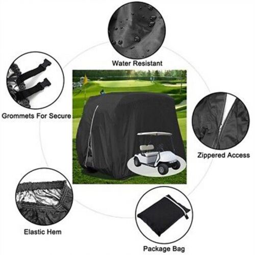 Waterproof golf cart cover 4 passenger for yamaha ez go club car heavy duty