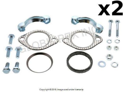 Volkswagen (1975-1980) tail pipe clamp kit (2 kits) jp group dansk + warranty