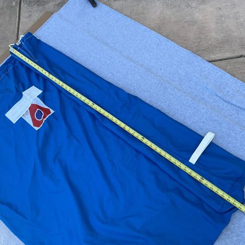 Huge delta voiles sailcloth stow bag w/ draw string 53”x29&#034; durable clean (b)