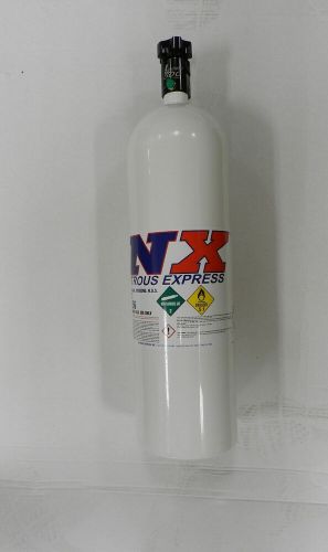 11150-6 nitrous express 15 lb bottle, lightning 500 valve, -6an nipple