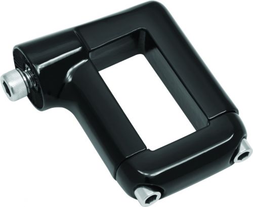 Kuryakyn side mount license plate clamp black