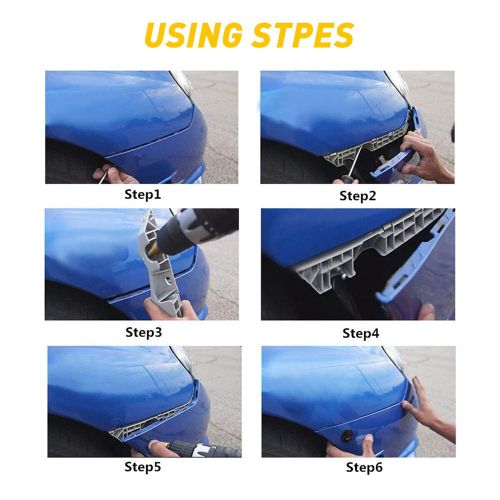 Push button hood release quick bonnet pins clip lock car bumper latch 6colors y