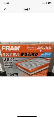 Fram extra guard air filter ca6479 12,000 miles nib 