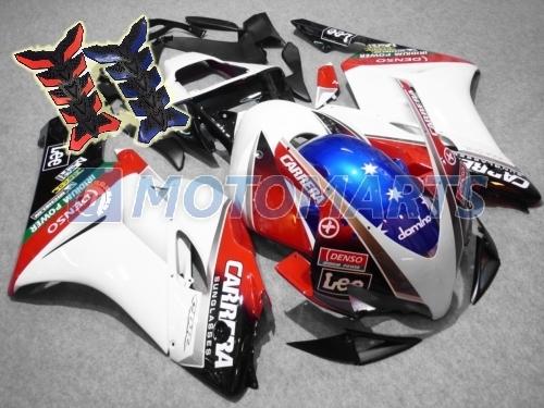 Free tank pad x2! injection fairing kit for honda cbr 1000 rr 04 05 fireblade aa