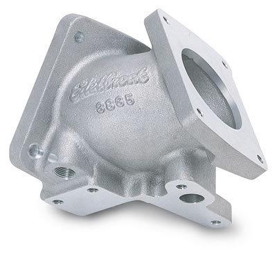 Edelbrock throttle body adapter aluminum gray powdercoated 70mm ford 5.0l each