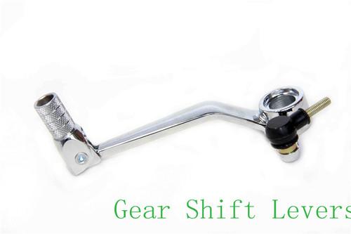 Chrome folding gear shift pedal lever fit kawasaki zx6r zx-6rr zzr600 zx9r 6r 9r