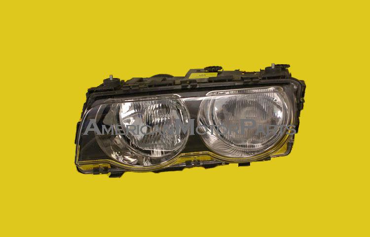 Left driver side replacement headlight halogen type 99-01 bmw e38 7-series