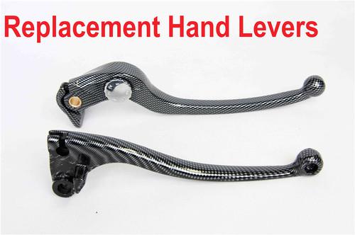 Carbon brake clutch lever for kawasaki ninja 636 zx zx6r zx6rr 2005 2006