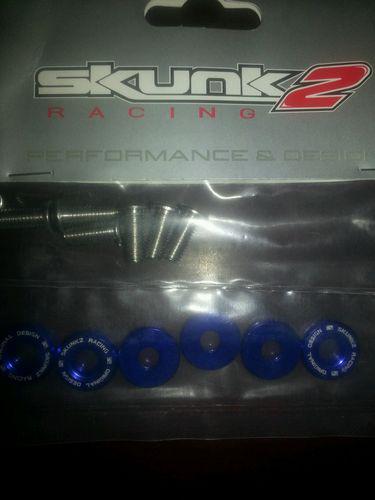 Skunk2 universial 6mm x 1 fender washer kit blue