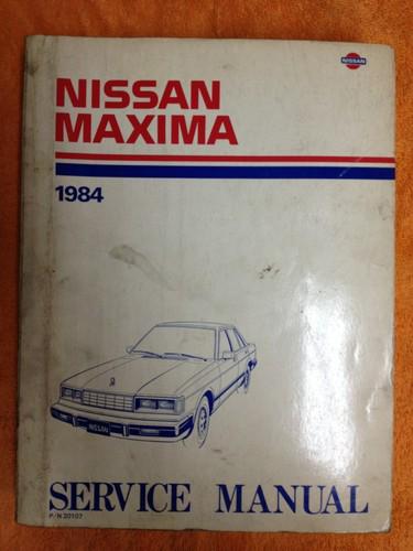 1984 nissan maxima factory service manual