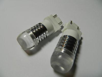 2pcs 3157 3156 t25 cree emitter 5w super bright led light bulb xenon white #c4