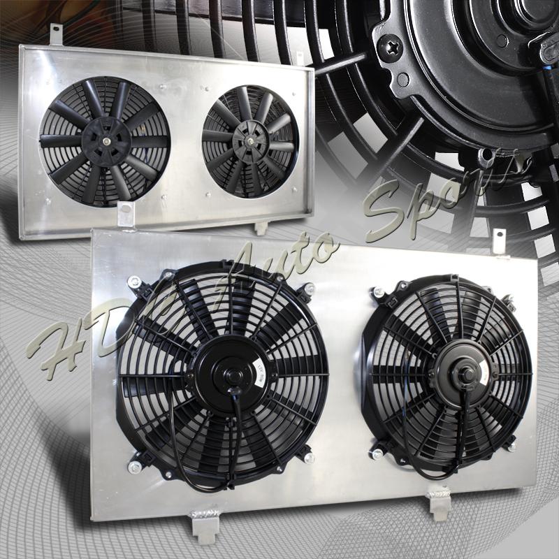 03-09 nissan 350z / 03-06 infiniti g35 mt aluminum cooling radiator fan shroud