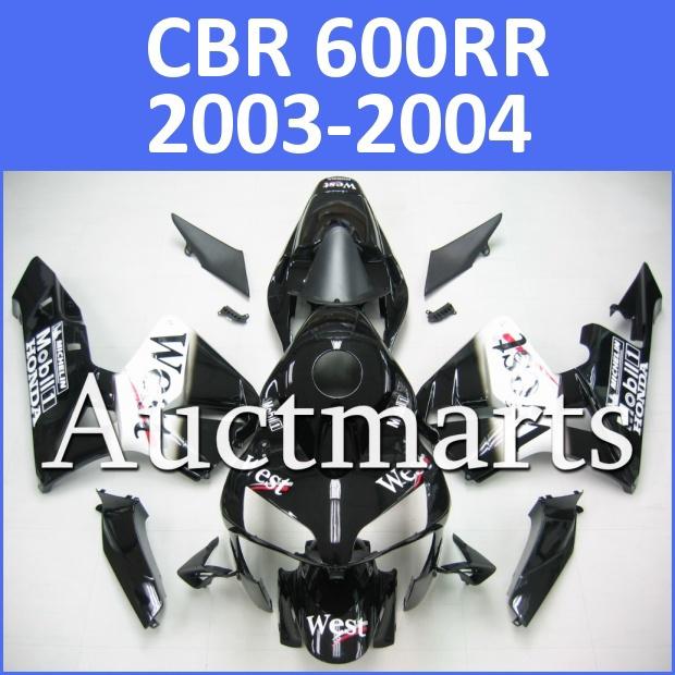 Fit honda 03 04 cbr600rr cbr 600 rr 2003 2004 fairing kit abs plastics a9 d10