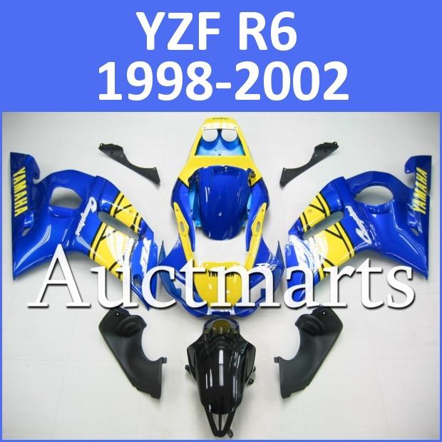 Fit yamaha yzfr6 98 99 00 01 02 yzf r6 1998 1999 2000 2001 2002 fairing h15 d13