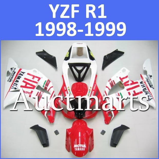 Fit yamaha yzf r1 98 99 yzfr1 1998 1999 1000 fairing kit bodywork a6 d03