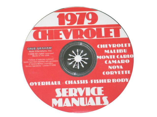 1979 corvette shop and service manual on cd