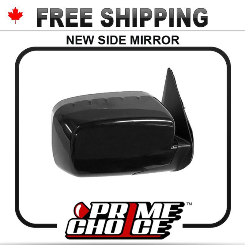 New power non heated passengers side view door mirror