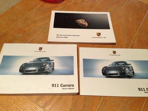 2005 porsche 911 owner's manuals