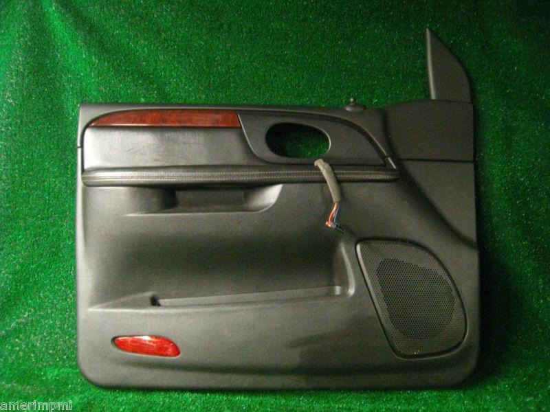 05-08 saab 9-7x 97x driver lh door panel skin trim cover black