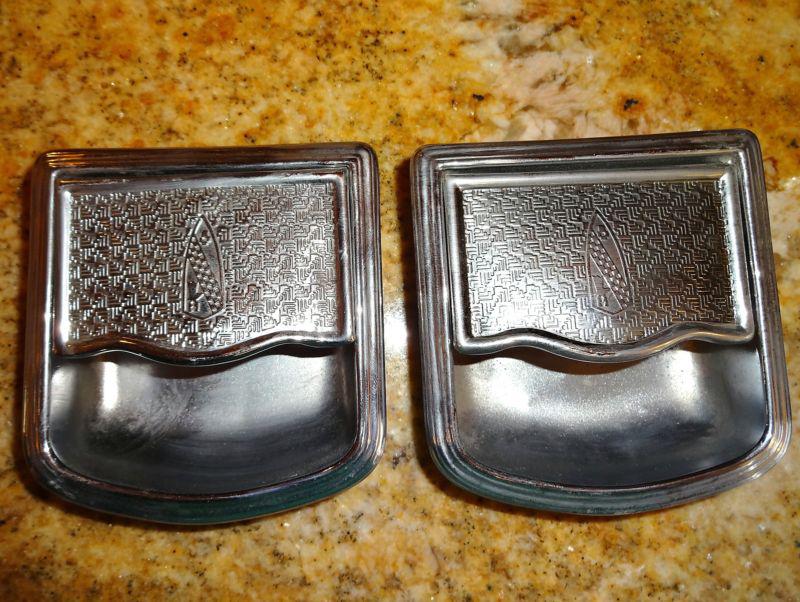 Buick convertible ash trays, 1941, vintage, mint!