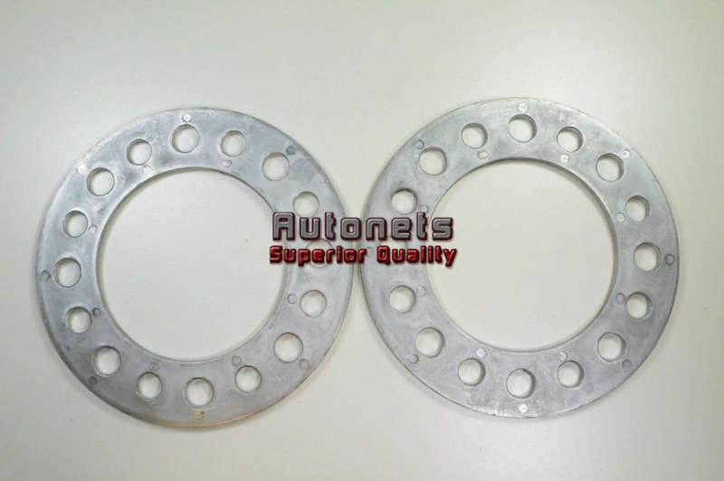 Raw disc brake spacers 1/4" thick 8 hole universal 4 1/2" 4 3/4" 5" bolt circles