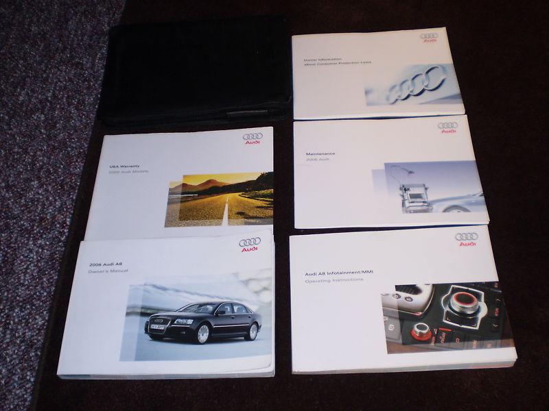 2006 audi a8 car owners manual books nav guide case all models