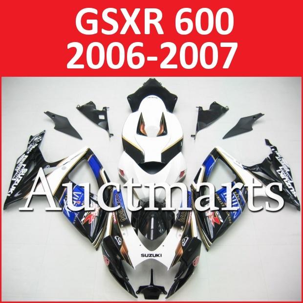 Fit suzuki gsxr 750 gsxr 600 06 07 gsx-r 2006 2007 fairing bodywork k6 g34 a01