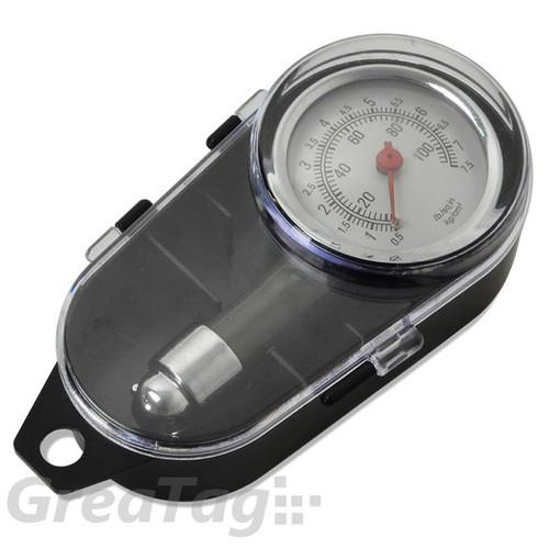 0~100 psi meter black air tire pressure tyre pointer gauge indicator moniter new