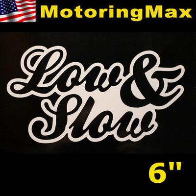 (1) jdm kdm funny low & slow hellaflush car window bumper decal sticker vinyl