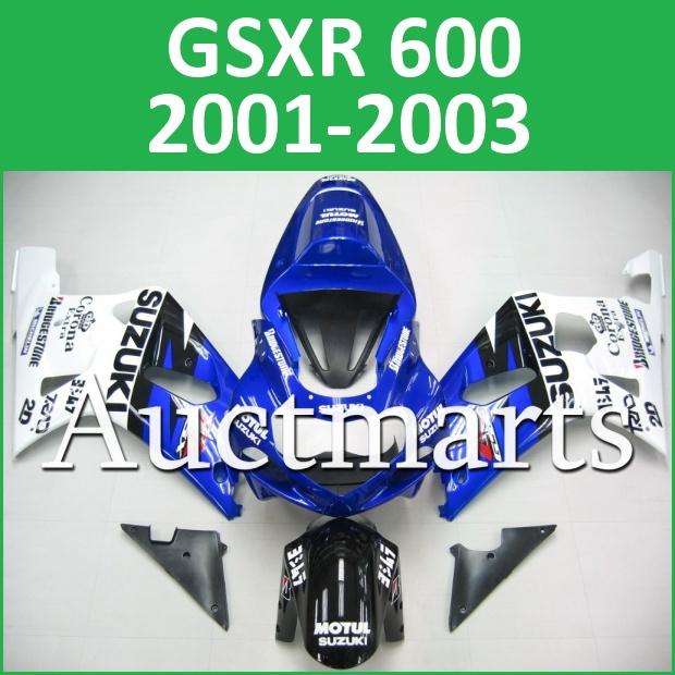 Fit suzuki 01 02 03 gsxr 600 gsx-r600 2001 2002 2003 fairing k1 bodywork a7 c13