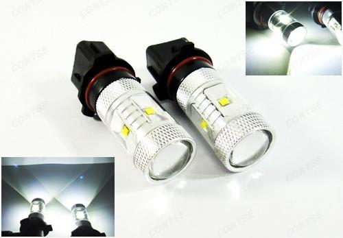 2x p13w psx26w diamond cree led 30w projector bulb daytime fog driving light drl