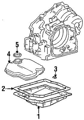 Toyota 3516821020 genuine oem factory original pan gasket