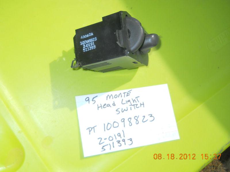 95 96 97 98 99 lumina monte carlo headlight dim switch 10098823 0191-511393