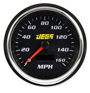 Jegs performance products 41280 3-3/8" electronic programmable speedometer (blac