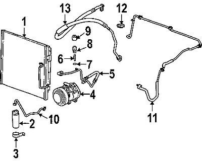 Gmc 89018407 genuine oem factory original accumulator bracket