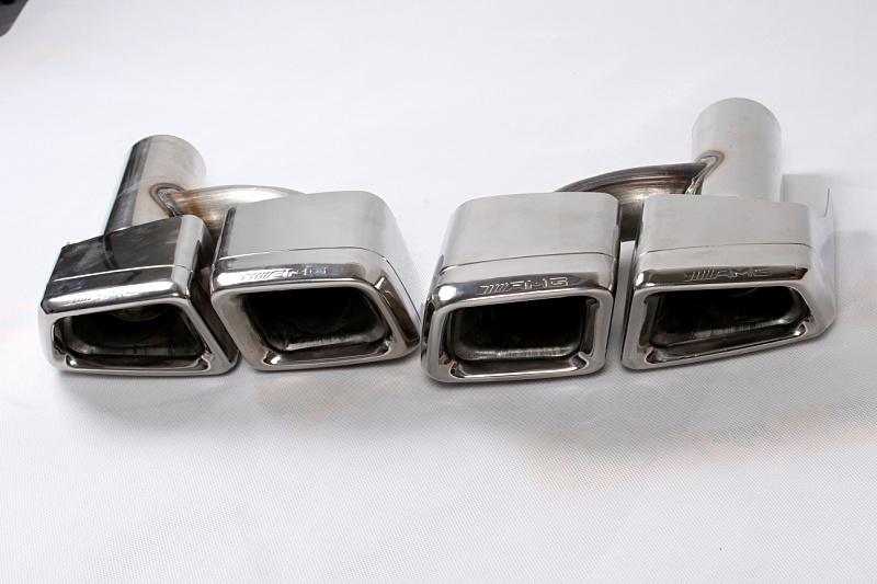 W221 mercedes s550 s63 s65 amg exhaust tips muffler tips (w212, cl, cls, c)