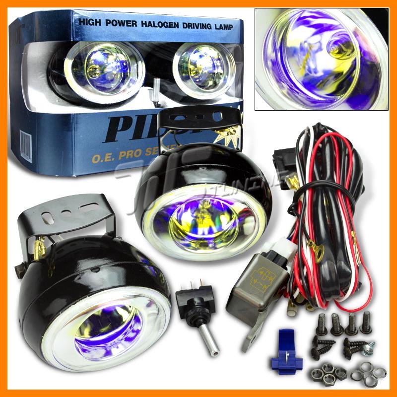 Pilot high power yellow fog lights prelude 240sx celica golf integra tsx charger