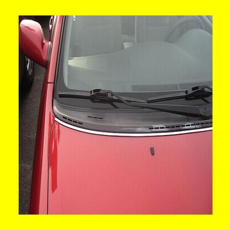 2011-2013 all models chrome hood trunk trim molding w/5yr wrnty+free interior pc
